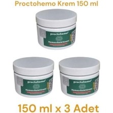 Proctohemo Krem 150 ml - Hemorrhoid Cream x 3 Adet