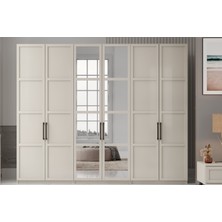Pita Beige 6 Kapılı Gardırop