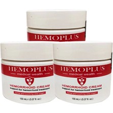 Hemoplus Büyük Boy Hemeroid Krem 3 Adet 150 ml Ba.sur Kremi