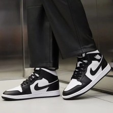 Air Jordan 1 Mid Unisex  Deri Spor Ayakkabı DV0991-101