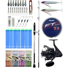 Yek Outdoor Tekne Olta Seti Shimano Kamış Alivio Boat 1,50M 200G 1+1pc&okuma Wave Power WP-6000A1 Olta Makinesi