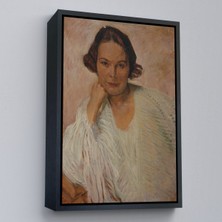 Çerçeveli Dekoratif Kanvas Tablo, Elle Lanzer - Otto Friedrich TABLO-7290