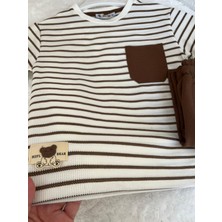 Erkek Çocuk Pamuklu Waffle Takım