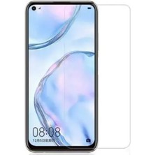 Huawei P40 Lite E Uyumlu Şeffaf Temperli Cam Ekran Koruyucu