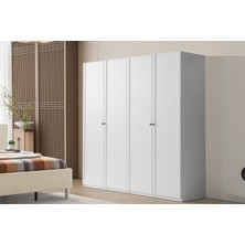 Folt White 4 Kapılı Gardırop