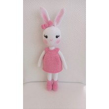 Pembeli Tavşan Amigurumi Örgü Oyuncak