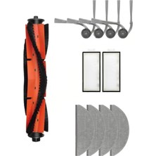 Asgard Grup ROBOROCK S8 PRO/S8 PRO+ Uyumlu  1 Ana Fırça 4 Yan Fırça 2 Filtre 4 Mop