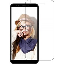 Huawei Y7 2018 Uyumlu Şeffaf Temperli Cam Ekran Koruyucu