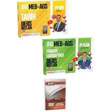 Indeks + Anla Kazan 2026 Meb-Ags Tarih + Türkiye Coğrafyası Ders Notları 2 Li Set Indeks Akademi Yayıncılık
