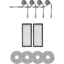 Asgard Grup Roborock Saros Z70 Uyumlu 4 Yan Fırça 2 Filtre 4 Mop
