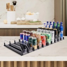 Plastik Bingohive Buzdolabı Içecek Dispenseri, Buzdolabı Düzenleyici, 5 Sıralı Yaylı Otomatik Kutu