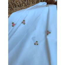 Rodin Lecro ,El işlemeli %100 Pamuk Bebek Kundağı (Çok Amaçlı Örtü)