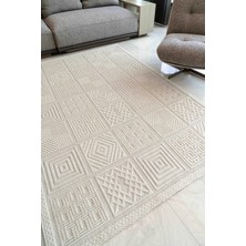 Melaris Halı Katia Yumuşak Örgü Bukle Modern Dokuma Halı Çocuk Oturma Odası Halısı Salon Mutfak Halısı