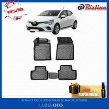 Renault Clio 5 3D Havuzlu Paspas 2019 Model Uyumlu