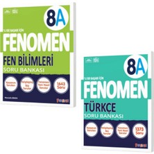 8.sınıf Fen Bilimleri A ve Türkçe A Soru Bankası 2 Kitap