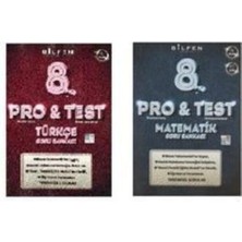 Bilfen 8 Sınıf Türkçe-Matematik Soru B. Seti