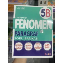 Fenomen Yayıncılık Fenomen 5. Sınıf Paragraf B Soru Bankası Mesleki Hazırlık İçin 1000 Sayfa Ciltli Kitap
