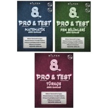 Bilfen Protest 8. Sınıf Matematik-Türkçe-Fen Bilimleri Soru Bankası Seti 3 Kitap 2024