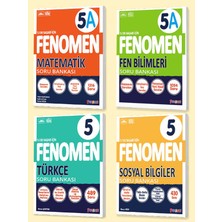 Fenomen 5. Sınıf 4'lü Set 2025 (Matematika, Fena, Türkçea, Sosyal)