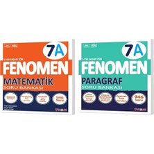 Fenomen Okul 2025 7. Sınıf Matematik + Paragraf A Serisi Soru Seti 2 Kitap