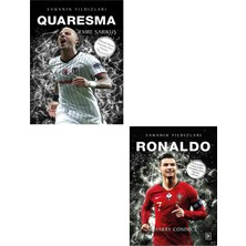 Quaresma - Ronaldo Sahanın Yıldızları ( Büyük Poster Sticker Futbolcu Kartı Hediye ) 2 Kitap