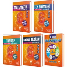 6. Sınıf Matematik Fen Bilimleri Türkçe Inkılap Paragraf Soru Bankası Set
