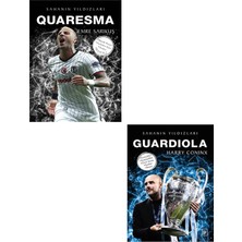 Quaresma - Guardiola Sahanın Yıldızları ( Büyük Poster Sticker Futbolcu Kartı Hediye ) 2 Kitap
