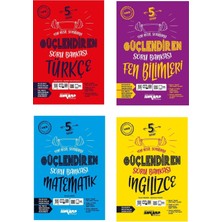 Ankara 5. Sınıf Matematik + Türkçe + Fen + Ingilizce Güçlendiren Soru Seti 4 Kitap 2023