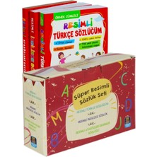 Resimli Türkçe Ingilizce ve Atasözleri Deyimler Sözlükleri - 3 Kitap Set Tdk Uyumlu