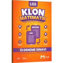 Mozaik 8. Sınıf Lgs Matematik Klon 13 Deneme Ayraç Hediye
