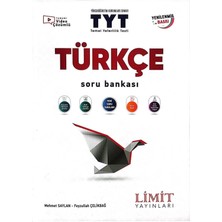 Limit Yayınları Tyt Türkçe Soru Bankası 2024 Baskı Mesleki Hazırlık Üniversite Hazırlık