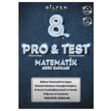Bilfen Yayıncılık Bilfen Pro Test 8. Sınıf Matematik Soru Bankası Mesleki Hazırlık İçin 2025 Basım