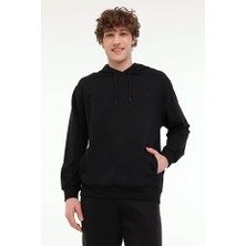 Lumberjack MB SN73 HOODIE 5PR Siyah Erkek Sweatshirt