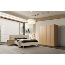 Folt Brown 4 Kapılı Yatak Odası Takımı