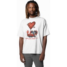 Unisex Some Sexy Songs 4 U Yazılı Tişört, Oversize Drake Temalı Bisiklet Yaka T-Shirt