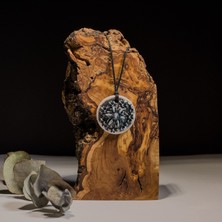 Gece Bahçesi Seramik Kolye – Stres ve Denge Kolyesi