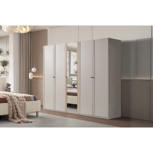 Mony Beige 5 Kapılı Gardırop