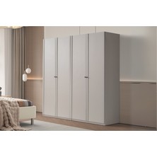 Mona Beige 4 Kapılı Gardırop