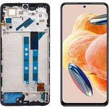 Xiaomi Uyumlu Redmi Note 12 Pro 4g LCD Ekran Dokunmatik Siyah Çıtalı OLED