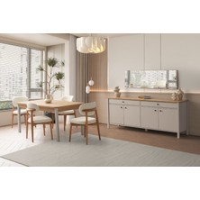 Mona Beige Yemek Odası Takımı