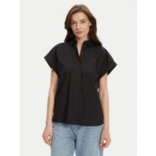 Th WW0WW45897 Poplın Sleeveless Relaxed Kadın Gömlek