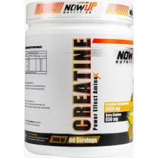 Nowup Nutrition Creatine Power Effect 360 gr - Tropikal Meyve Aromalı Güç ve Dayanıklılık Desteği