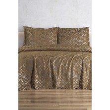Ceres 3 Parça Çift Kişilik Pike Takımı 230X250 Kahve