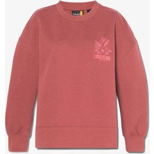 Brushed Chest Graphıc Crew Sweatshırt