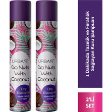 Hindistan Cevizi Kokulu Hacimlendirici Kuru Şampuan Seti 2X200ML- Vegan - Uv Korumalı