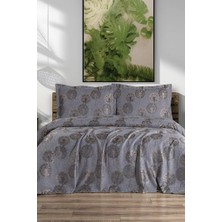 Ares 3 Parça Çift Kişilik Pike Takımı 230X250 Gri