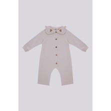 Bg Store Kız Bebek Ekru Tulum