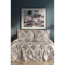 Kybele 3 Parça Çift Kişilik Pike Takımı 230X250 Krem