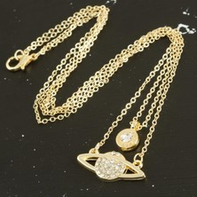 Satürn Yeni Sezon Ikili Kolye