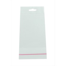 8*20 Yapışkanlı 1000 Adet Askılı Şeffaf Poşet